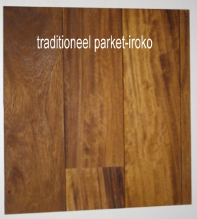 Traditioneel parket iroko